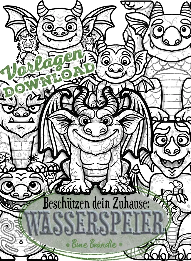 Tiere – Witzige Ausmalvorlagen für Kinder